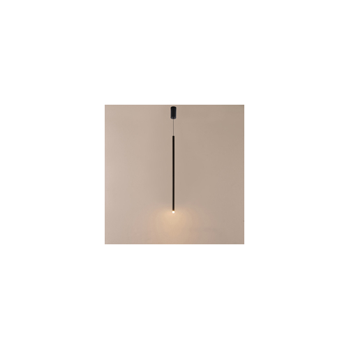 ΦΩΤΙΣΤΙΚΟ ΚΡΕΜΑΣΤΟ ΑΛΟΥΜΙΝΙΟ LED 3W 3000K  300Lm Φ60X1200mm ΜΑΥΡΟ ARTE ILLUMINA CASCADE
