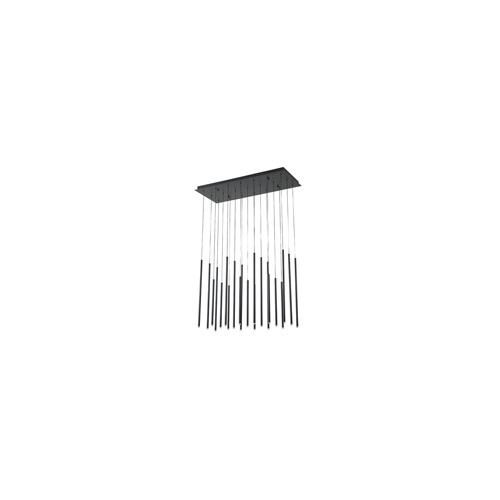 ΦΩΤΙΣΤΙΚΟ ΚΡΕΜΑΣΤΟ ΑΛΟΥΜΙΝΙΟ LED 47W 3000K 4700Lm 940X1500mm ΜΑΥΡΟ ARTE ILLUMINA CASCADE