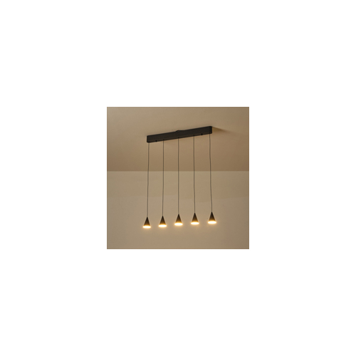ΦΩΤΙΣΤΙΚΟ ΚΡΕΜΑΣΤΟ LED 25W 3000K 680X1200mm ΜΑΥΡΟ ARTE ILLUMINA CAMPANELLE