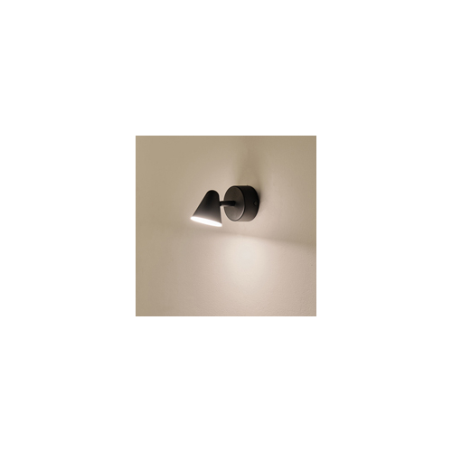 ΑΠΛΙΚΑ ΤΟΙΧΟΥ 5W 3000K 80Χ135mm ΜΑΥΡΟ ARTE ILLUMINA CAMPANELLE