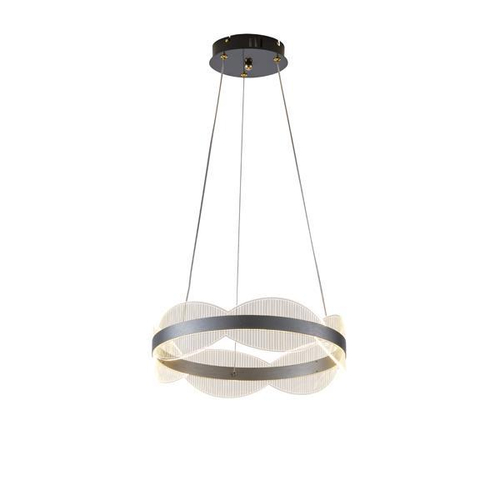 ΦΩΤΙΣΤΙΚΟ ΚΡΕΜΑΣΤΟ ΑΚΡΥΛΙΚΟ ΣΤΡΟΓΓΥΛΟ LED 48W Φ450mm 3000K 4320Lm ΑΣΗΜΙ ARTE ILLUMINA TORINO