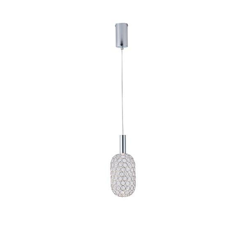 ΦΩΤΙΣΤΙΚΟ ΜΕΤΑΛΛΟ ΜΟΝΟΦΩΤΟ LED 6,3W 3000K 648Lm Φ200X1580mm ΑΣΗΜΙ ARTE ILLUMINA PERFORATO