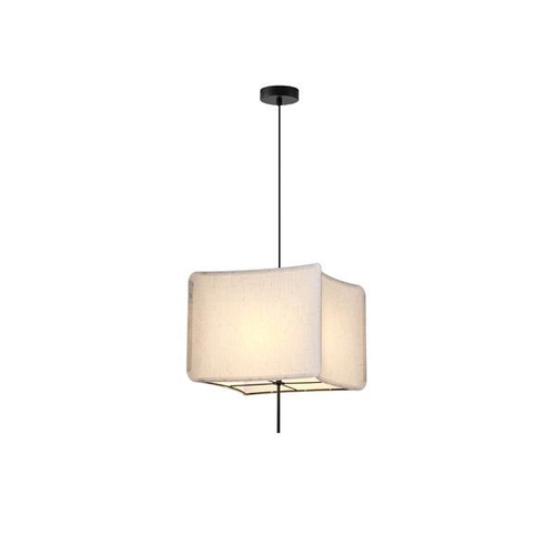 ΦΩΤΙΣΤΙΚΟ ΚΡΕΜΑΣΤΟ ΥΦΑΣΜΑ 1XΕ27 ΜΑΧ 40W 480ΧH900mm ΜΠΕΖ ARTE ILLUMINA TOSCANY