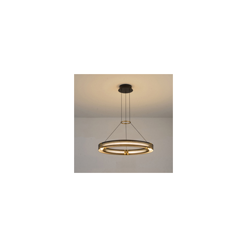 ΦΩΤΙΣΤΙΚΟ ΚΡΕΜΑΣΤΟ ΑΛΟΥΜΙΝΙΟ LED 33W 3000K 3300Lm 620X1200mm ΜΑΥΡΟ-ΧΡΥΣΟ ARTE ILLUMINA LUIS