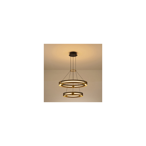 ΦΩΤΙΣΤΙΚΟ ΚΡΕΜΑΣΤΟ ΑΛΟΥΜΙΝΙΟ LED 62W 3000K 6200Lm 620X1200mm ΜΑΥΡΟ-ΧΡΥΣΟ ARTE ILLUMINA LUIS