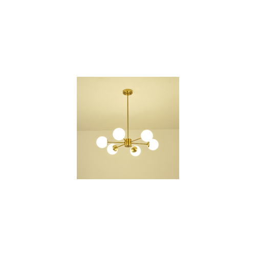 ΦΩΤΙΣΤΙΚΟ ΚΡΕΜΑΣΤΟ 6XΕ27 720X730mm ΛΕΥΚΟ ARTE ILLUMINA ORBA