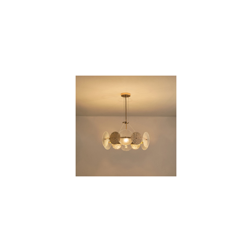 ΦΩΤΙΣΤΙΚΟ KΡΕΜΑΣΤΟ 6XE14 ΜΑΧ 40W Φ560H670mm ΧΡΥΣΟ ARTE ILLUMINA GLOW