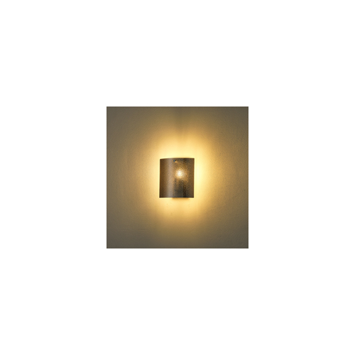 ΑΠΛΙΚΑ ΤΟΙΧΟΥ ΜΕΤΑΛΛΟ-ΓΥΑΛΙ 1XE14 ΜΑΧ 15W 75X170X180mm ΜΑΥΡΟ ARTE ILLUMINA FOLIA
