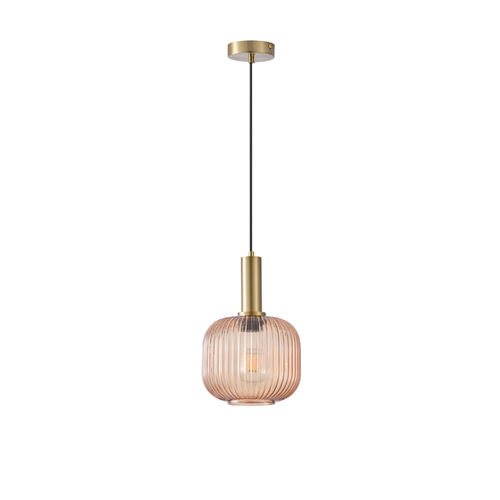 ΦΩΤΙΣΤΙΚΟ ΚΡΕΜΑΣΤΟ ΑΝΑΓΛΥΦΟ ΓΥΑΛΙ 1XΕ27 MAX 15W 200X180X1200mm ΜΕΛΙ ARTE ILLUMINA TOPAZ