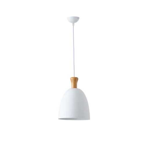 ΦΩΤΙΣΤΙΚΟ ΚΡΕΜΑΣΤΟ ΜΕΤΑΛΛΟ 1XΕ27 MAX 15W 230X230mm ΛΕΥΚΟ ARTE ILLUMINA SIMPLO
