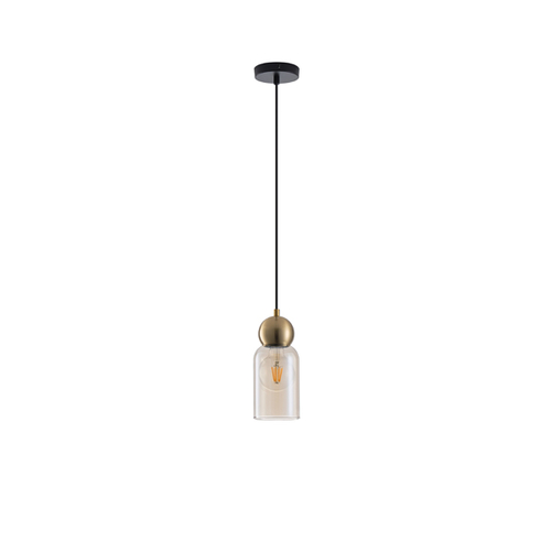 ΦΩΤΙΣΤΙΚΟ ΚΡΕΜΑΣΤΟ ΓΥΑΛΙ ΜΟΝΟΦΩΤΟ 1XE27 MAX 15W100x1270mm ΜΑΥΡΟ ARTE ILLUMINA AURELIA