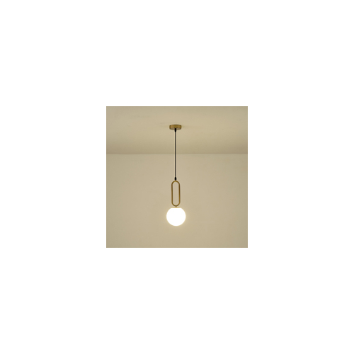 ΦΩΤΙΣΤΙΚΟ ΚΡΕΜΑΣΤΟ ΓΥΑΛΙ 1XE27 MAX 40W 150X150X1430mm ΛΕΥΚΟ ARTE ILLUMINA ORBA