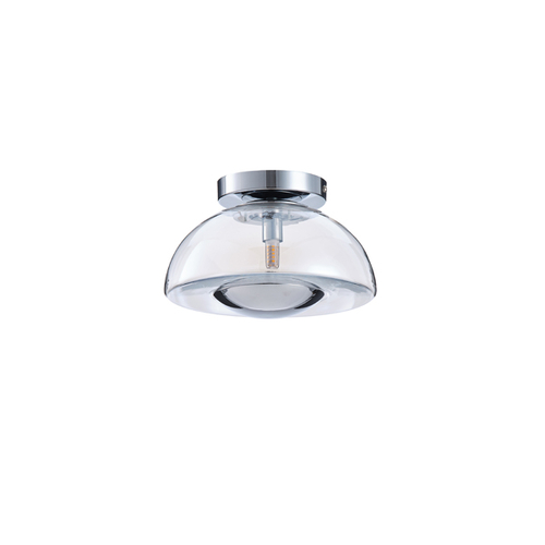 ΠΛΑΦΟΝΙΕΡΑ ΓΥΑΛΙΝΗ G9 MAX 25W 230X230X150mm ΑΣΗΜΙ ARTE ILLUMINA CLEAR