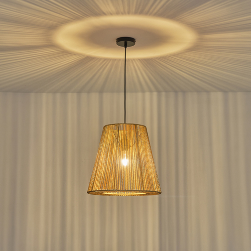 ΦΩΤΙΣΤΙΚΟ ΚΡΕΜΑΣΤΟ ΡΑΤΤΑΝ 1XE27 MAX 15W 380X1350mm ΚΑΦΕ ARTE ILLUMINA VENTO