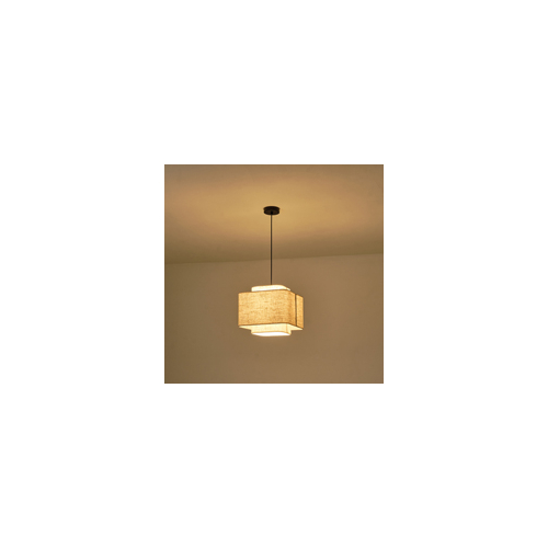 ΦΩΤΙΣΤΙΚΟ ΚΡΕΜΑΣΤΟ ΥΦΑΣΜΑ  1XΕ27 ΜΑΧ 60W Φ320Χ1090mm ΜΠΕΖ ARTE ILLUMINA ΜUSA