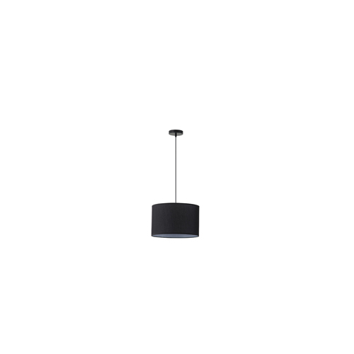 ΦΩΤΙΣΤΙΚΟ ΚΡΕΜΑΣΤΟ ΥΦΑΣΜΑ 1XΕ27 MAX 15W Φ380ΧH240mm ΜΑΥΡΟ ARTE ILLUMINA SOHO