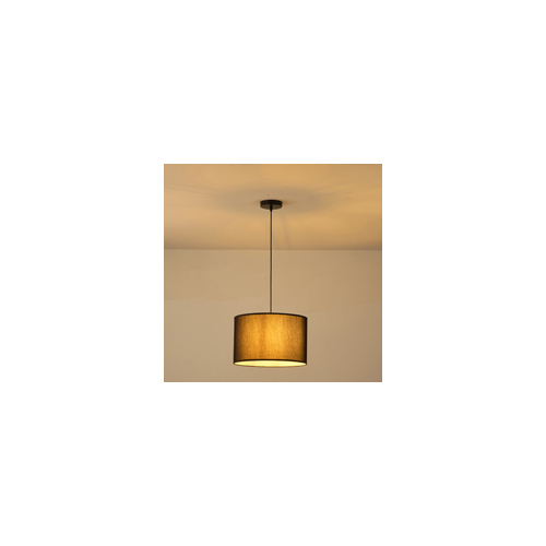 ΦΩΤΙΣΤΙΚΟ ΚΡΕΜΑΣΤΟ ΥΦΑΣΜΑ 1XΕ27 MAX 15W Φ380ΧH240mm ΜΑΥΡΟ ARTE ILLUMINA SOHO