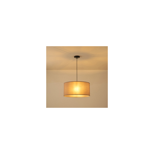 ΦΩΤΙΣΤΙΚΟ ΚΡΕΜΑΣΤΟ ΥΦΑΣΜΑ 1XΕ27 MAX 40W Φ530X260mm ΓΚΡΙ ARTE ILLUMINA SOHO