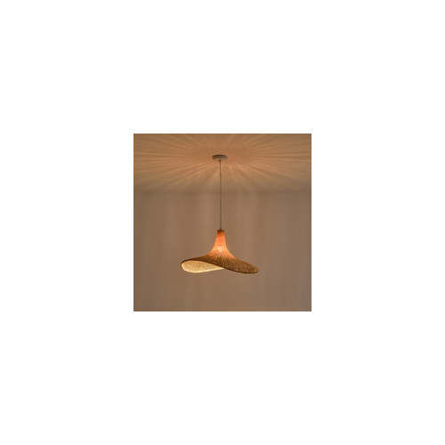 ΦΩΤΙΣΤΙΚΟ ΚΡΕΜΑΣΤΟ BAMBOO 1XE27 MAX 40W 520X435X270mm ARTE ILLUMINA VISOR