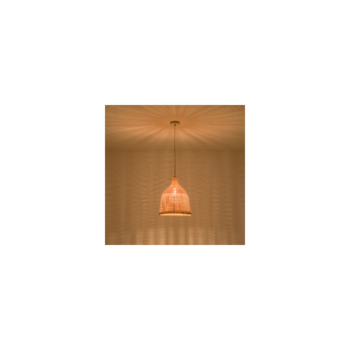 ΦΩΤΙΣΤΙΚΟ ΚΡΕΜΑΣΤΟ BAMBOO 1XE27 400Χ400X270mm ARTE ILLUMINA EARTHY