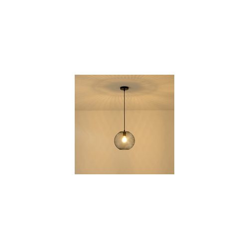 ΦΩΤΙΣΤΙΚΟ ΚΡΕΜΑΣΤΟ ΜΕΤΑΛΛΟ 1XE27  MAX 40W 350X350Χ1360mm ΜΑΥΡΟ ARTE ILLUMINA OGGI