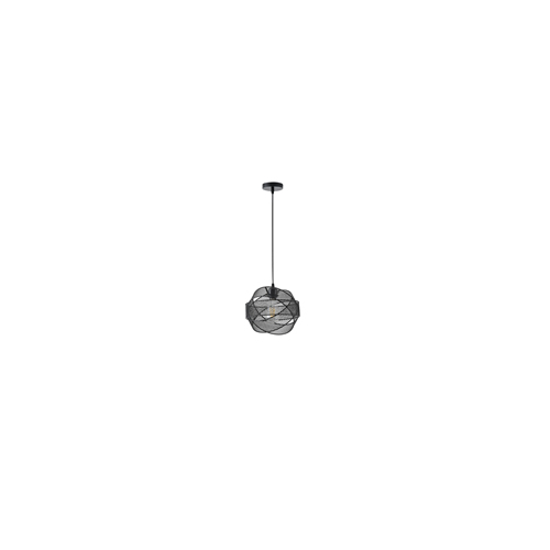 ΦΩΤΙΣΤΙΚΟ ΚΡΕΜΑΣΤΟ ΜΕΤΑΛΛΟ 1XE27  MAX 40W 450X450X1340mm ΜΑΥΡΟ ARTE ILLUMINA OGGI