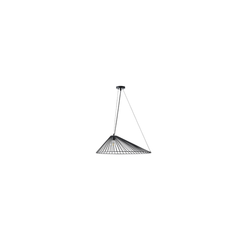 ΦΩΤΙΣΤΙΚΟ ΚΡΕΜΑΣΤΟ ΜΕΤΑΛΛΟ 1XE27  MAX 40W 600X390X1300Dmm ΜΑΥΡΟ ARTE ILLUMINA OGGI