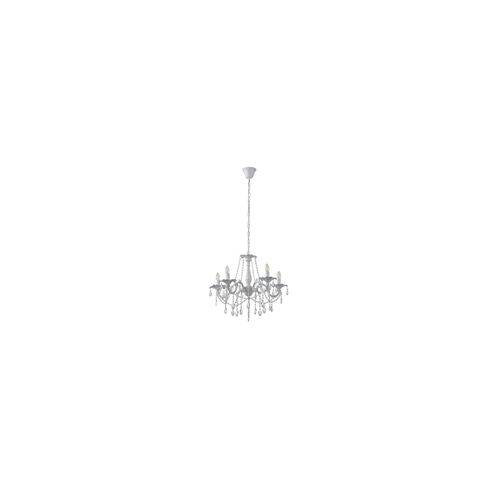 ΦΩΤΙΣΤΙΚΟ ΚΡΕΜΑΣΤΟ ΑΛΟΥΜΙΝΙΟ 5XE14 MAX 15W 1060X640mm  ΔΙΑΦΑΝΕΣ ΓΥΑΛΙ ARTE ILLUMINA KRISTALLO
