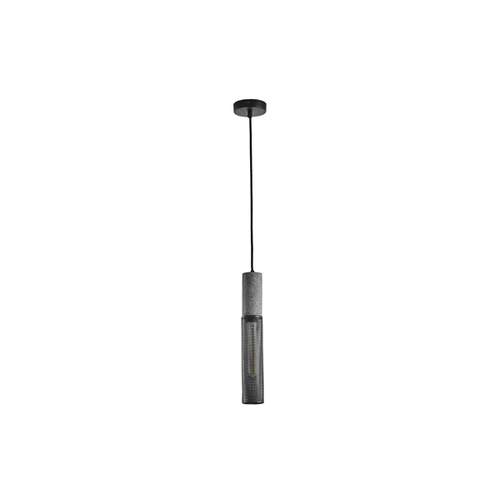 ΦΩΤΙΣΤΙΚΟ ΚΡΕΜΑΣΤΟ TΣΙΜΕΝΤΟ&ΜΕΤΑΛΛΟ 1XE27 MAX 40W 655X655X380mm ΜΑΥΡΟ ARTE ILLUMINA SCOURO