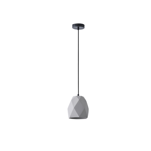 ΦΩΤΙΣΤΙΚΟ ΚΡΕΜΑΣΤΟ ΤΣΙΜΕΝΤΟ 1XE27  MAX 40W 160X160X170mm ΓΚΡΙ ARTE ILLUMINA ARME