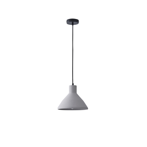 ΦΩΤΙΣΤΙΚΟ ΚΡΕΜΑΣΤΟ ΤΣΙΜΕΝΤΟ 1XE27 MAX 15W 240X240X200mm ΓΚΡΙ ARTE ILLUMINA YESO