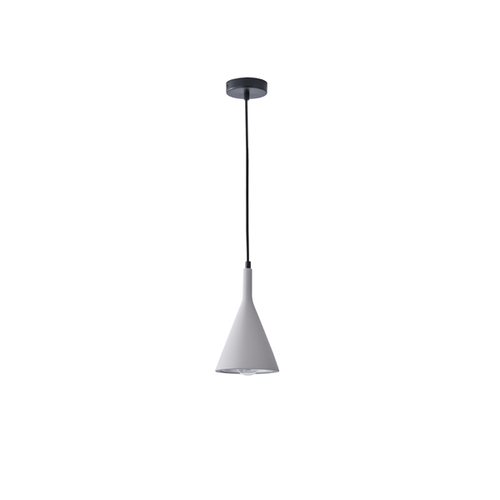 ΦΩΤΙΣΤΙΚΟ ΚΡΕΜΑΣΤΟ ΤΣΙΜΕΝΤΟ 1XE27 MAX 15W 150X150X250mm ΓΚΡΙ ARTE ILLUMINA YESO