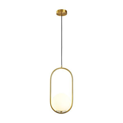 ΦΩΤΙΣΤΙΚΟ ΚΡΕΜΑΣΤΟ ΓΥΑΛΙ ΜΟΝΟΦΩΤΟ 1XE27 Φ20*H40CM ΧΡΥΣΟ ARTE ILLUMINA