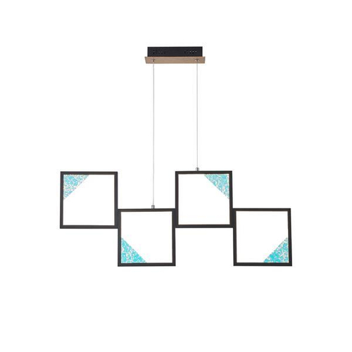 ΦΩΤΙΣΤΙΚΟ ΟΡΟΦΗΣ ΑΛΟΥΜΙΝΙΟ LED 36W 3000K 850Lm 820X16X1340mm ΜΑΥΡΟ ARTE ILLUMINA SQUARE