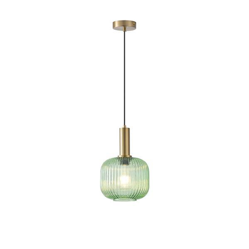 ΦΩΤΙΣΤΙΚΟ ΚΡΕΜΑΣΤΟ ΑΝΑΓΛΥΦΟ ΓΥΑΛΙ 1XΕ27 MAX 15W 200X180X1200mm ΠΡΑΣΙΝΟ ARTE ILLUMINA TOPAZ