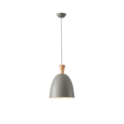 ΦΩΤΙΣΤΙΚΟ ΚΡΕΜΑΣΤΟ ΜΕΤΑΛΛΟ  1XΕ27 MAX 15W 230X230mm ΓΚΡΙ ARTE ILLUMINA SIMPLO