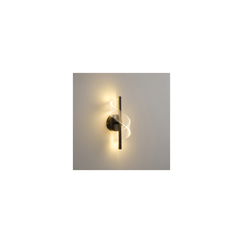 ΑΠΛΙΚΑ ΑΚΡΥΛΙΚΗ 8W 720Lm 3000K 650X490mm ΜΑΥΡO ARTE ILLUMINA SILK