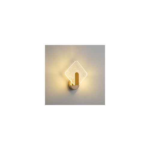ΑΠΛΙΚΑ ΑΚΡΥΛΙΚΗ  8W 3000K 720Lm 540X480mm ΧΡΥΣO ARTE ILLUMINA VOLET