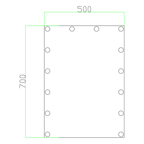 ΚΑΘΡΕΠΤΗΣ ΜΑΚΙΓΙΑΖ ΠΑΡΑΛΛΗΛΟΓΡΑΜΜΟΣ LED 50X70 CM ARTE ILLUMINA MIRO