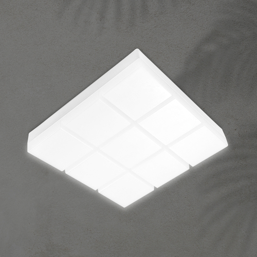 ΠΛAΦΟΝΙΕΡΑ ΤΕΤΡΑΓΩΝΗ LED 36W 4000K 360X360X60mm ΛΕΥΚΗ IP54 ARTE ILLUMINA