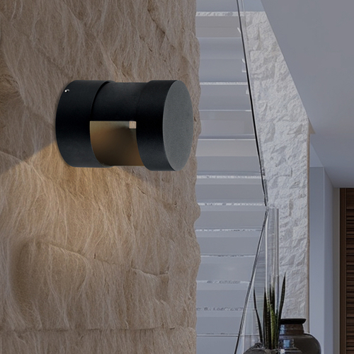 ΑΠΛΙΚΑ ΤΟΙΧΟΥ LED UP-DOWN 9W 3000K IP54 108X150mm ΜΑΥΡΟ ARTE ILLUMINA