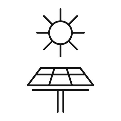 ΑΠΛΙΚΑ ΑΛΟΥΜΙΝΙΟΥ ΜΕ ΗΛΙΑΚΟ PANEL ΚΑΡΦΩΤΗ 2.4W, 240LM 4000K RGB ARTE ILLUMINA