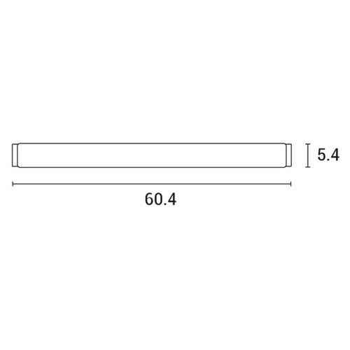 ΦΩΤΙΣΤΙΚΟ ΜΠΑΝΙΟΥ LED 10W 4000K 605X54X65 IP44 ΝΙΚΕΛ ARTE ILLUMINA IRON 1
