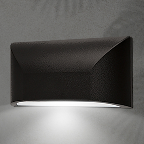 ΑΠΛΙΚΑ ΤΟΙΧΟΥ LED SLIM 6W IP65 220-240V 4000K 220X51X113mm ΜΑΥΡΟ PRO ARTE ILLUMINA