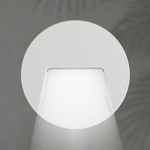 ΦΩΤΙΣΤΙΚΟ ΤΟΙΧΟΥ SLIM LED 3W IP65 230V 4000K Φ135mm ΛΕΥΚΟ PRO ARTE ILLUMINA