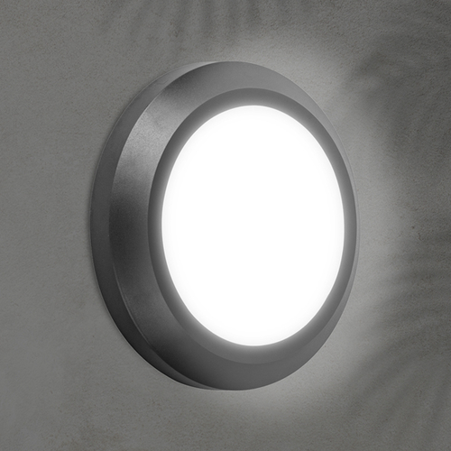 ΦΩΤΙΣΤΙΚΟ ΤΟΙΧΟΥ ΟΒΑΛ LED 4W 150X150X27 3CCT IP65 ΜΑΥΡΟ ARTE ILLUMINA