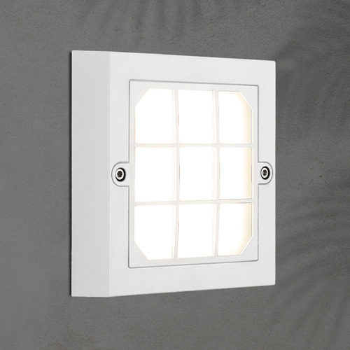 ΦΩΤΙΣΤΙΚΟ ΤΟΙΧΟΥ LED 6W 135X135X32 3CCT IP65 ΛΕΥΚΟ ARTE ILLUMINA SENARIO
