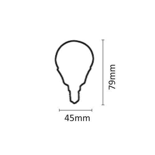 InLight E14 LED G45 5,5watt 3000K  Θερμό Λευκό (7.14.05.14.1)