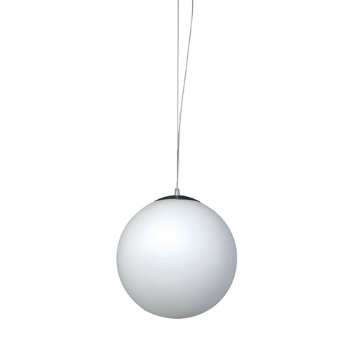 InLight Κρεμαστό φωτιστικό από λευκή οπαλίνα 1XE27 D:40cm (4253-Β)
