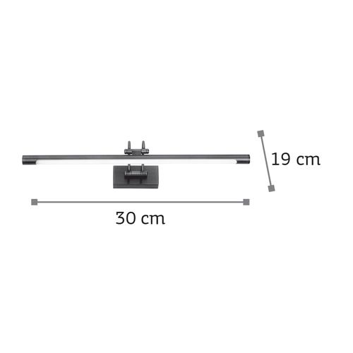 InLight Επιτοίχιο φωτιστικό LED 4W 3000K από λευκό μέταλλο και ακρυλικό D:30cm (1044-Γ-Λευκό)